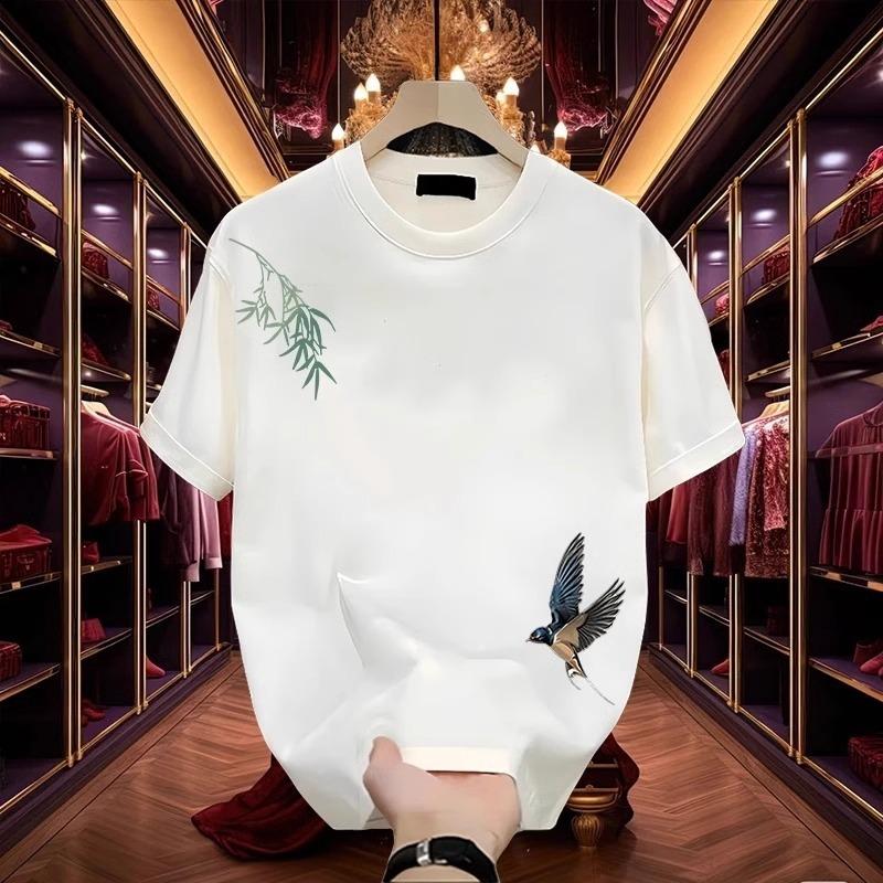 Couples Cotton T-Shirt Short Sleeve Black White Tops Breathable Comfortable Soft Casual Sport Tees