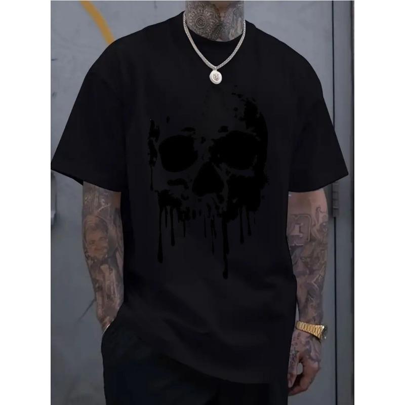 European sizes Men'S Trendy Crew Neck T-shirt | Versatile Short-Sleeved, Suitable for Travel/Summer/Beach, Fitness/Running/Training, Export Style,