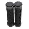 1Pair Hollow Anti Slip Rubber Road Mountain Bike Bicycle Handlebar Lock On Grips(Black)