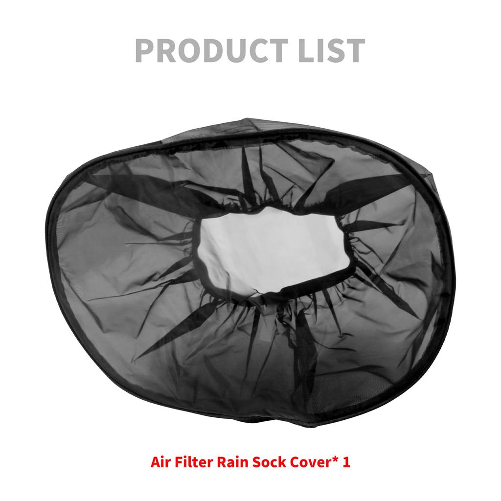 HCmotorku Motorcycle Rain Socks Air Cleaner for Harley Air Filter