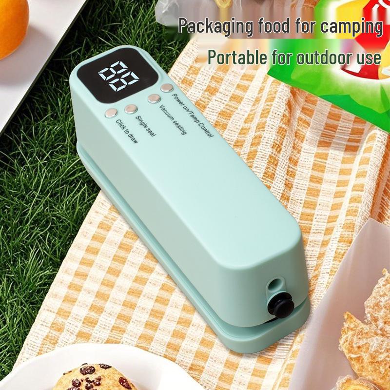 Rechargeable Mini Wireless Vacuum Sealer for Food Storage