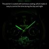 OLEVS Markenuhren, automatische mechanische Uhr, Business-Freizeit, hohle Herrenuhr, Herrenuhr, modisch