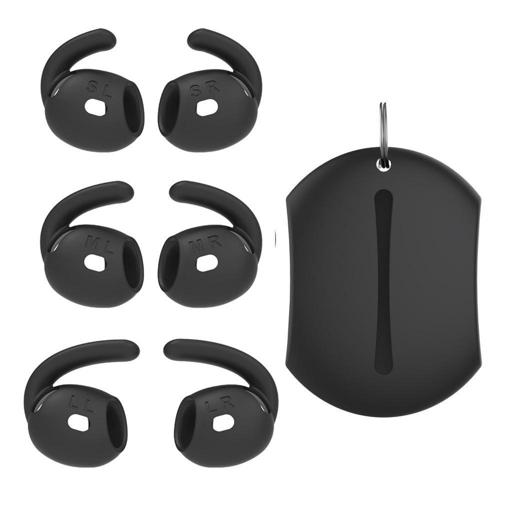 AHASTYLE PT60-4 3 Pair Ear Hooks for AirPods 4 Silicone Sport Outdoor Earhooks Wing Holder Ear Tips