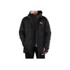 Puma Essential Logo Print Color Block Hooded Down Jacket Men Outerwear Black 530695-01