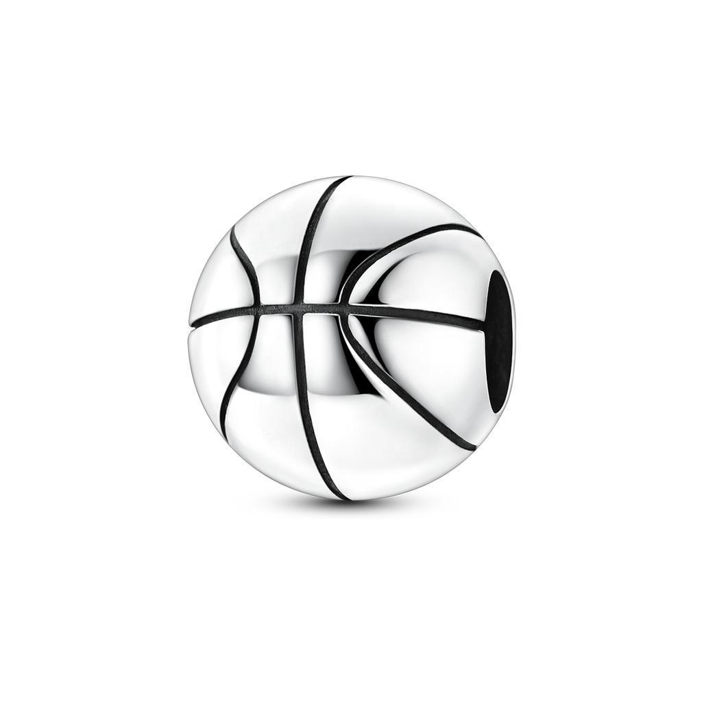 925 Silver Charms Beads Sport Basketball Football Tennis Volleyball Golden Pendant Fit Women Girl Fine Jewelry