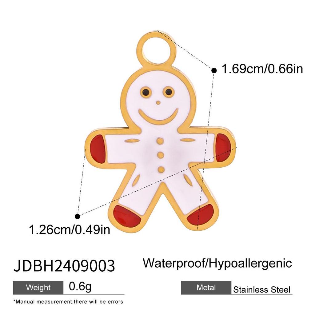 Jieding Stainless Steel Christmas & New Year Bracelet: High-End European & American Party Bangle