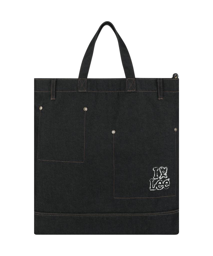 Wacky Willy [Wacky Willy X Lee] Denim Tote Bag Black