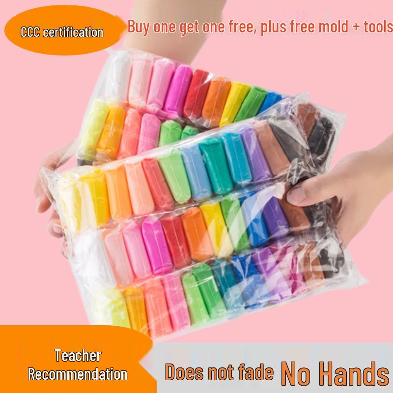 36-Color Kids DIY Space Clay Figurines