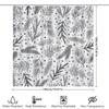 Vintage Black White Pine Branches Shower Curtain Set For Bathroom Decor 3D Printed Waterproof Fabric Shower Curtains In Various