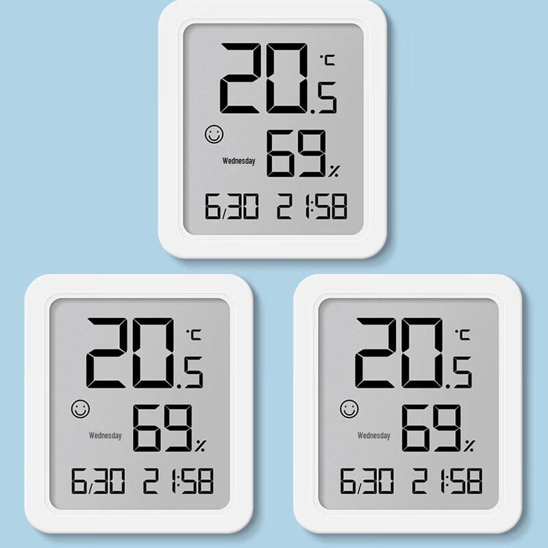 Bodfu HC Digital Thermometer Hygrometer 3-Pack