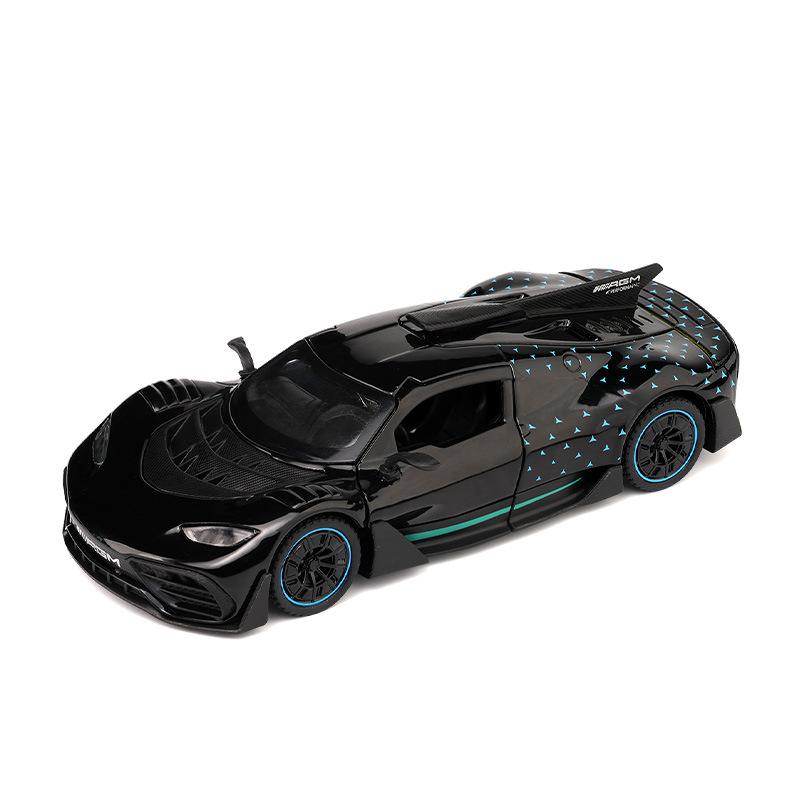 1:32 ONE Super Sports Vehicle Alloy Dieacst Model Car Sound & Light Classic Hobby Collectibles Birthday Gifts