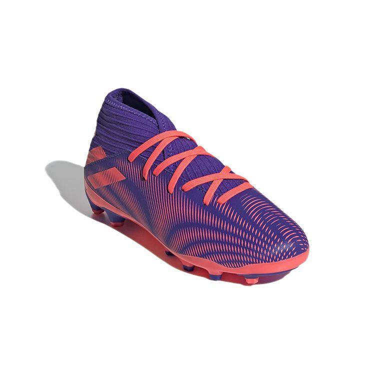 Adidas Nemeziz 3 Multi-Ground J Comfortable Non-Slip Durable Low-Top Kids Soccer Shoes Kids Soccer Shoes Blue EH0579