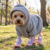 4PCS Adjustable Pet Mesh Boots Anti-Slip Pet Paw Protector Wear-resistant Dog Sneakers  Daily Wear