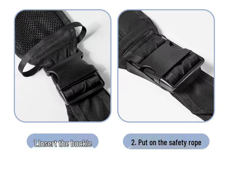 Certified Infant and Toddler Carrier with Waist Stool and Sling for Newborns