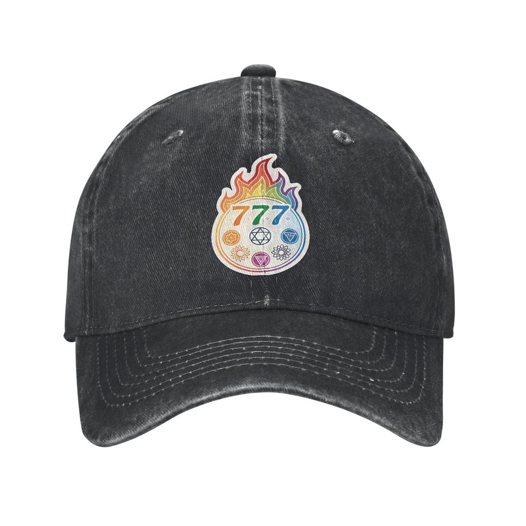 Lucky number witch chakra Baseball Cap Unisex Hats Women Visor Protection Snapback Lucky Caps