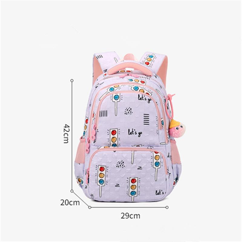 Kawaii School Backpack for Girls Elementary School bag for students Children Gift Pink Purple Bookbag primary schoolbag mochilas