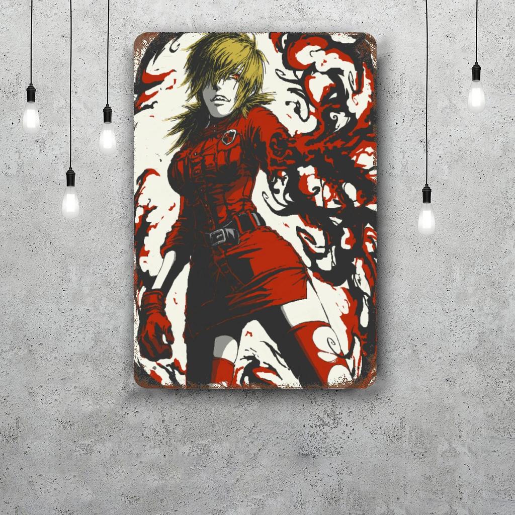 seras victoria Classic Poster Rusty Metal Plaque Retro Decorative Plate Bar Man Cave Garage Club Metal Sign Wall Decoration