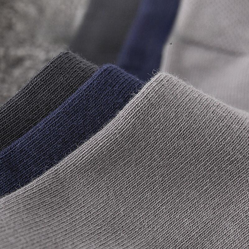 Șosete Bărbați Primăvară Bumbac Anti-miros Transpirație Șosete Bărbați Lungime Medie Șosete Sport Culoare Solidă Timp Liber Bărbați Șosete Bumbac Anti-scămoșare