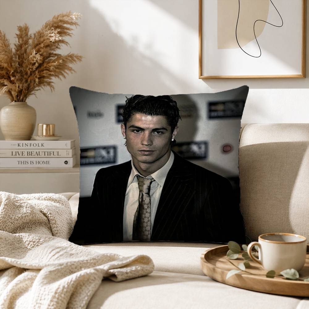 CR CCristiano RRonaldo Pillow Case for Sofa Living Room Home Office Decor Protective Cover