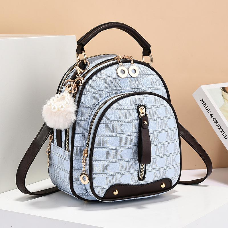 

Сумка женская сумка pu2025 новый рюкзак мягкая кожа на плечо сумка-мессенджер универсальный простой рюкзак сумочка женская сумка синий