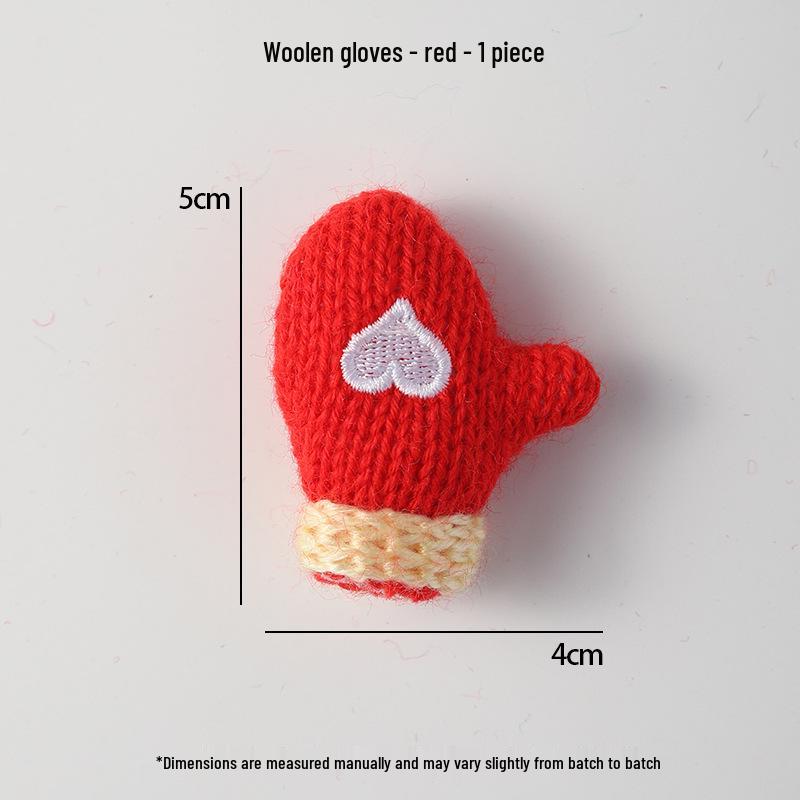 Christmas Felt Hanging Ornaments: Snowflake Gloves, Socks, Plush Dolls for Tree Decoration and DIY