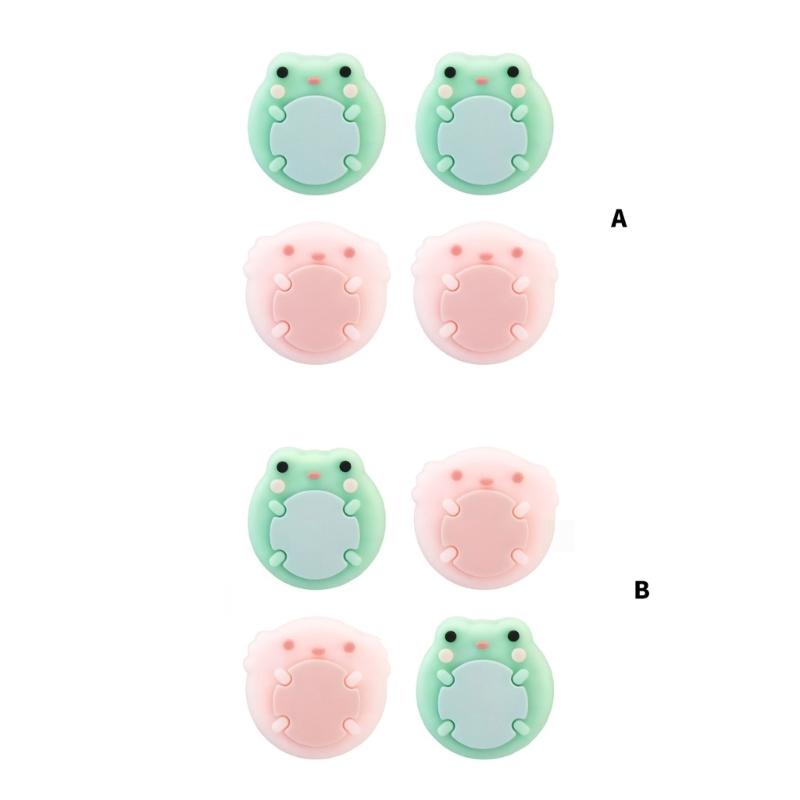 4pcs Thumbstick Caps for NS Controller Replacement Thumb Stick Covers Animal Pattern Analog Stick Rocker Caps