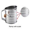 Flour Sieve Cup Polished Rust-proof Stainless Steel Versatile Flour Sieve Sifter for Daily Use