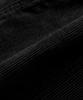 EXCONTAINER Single-Pleat Wide Corduroy Pants (Black)