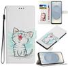 Adorable Kitten Pattern PU Leather Wallet Phone Case for iPhone,Samsung,Xiaomi Redmi,Motorola,Blackview,Oppo,Huawei,Honor,Google,ZTE,Ulefone,TCL