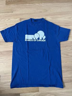 Boards of Canada Band Logo Blaues Baumwoll-T-Shirt Unisex-T-Shirt