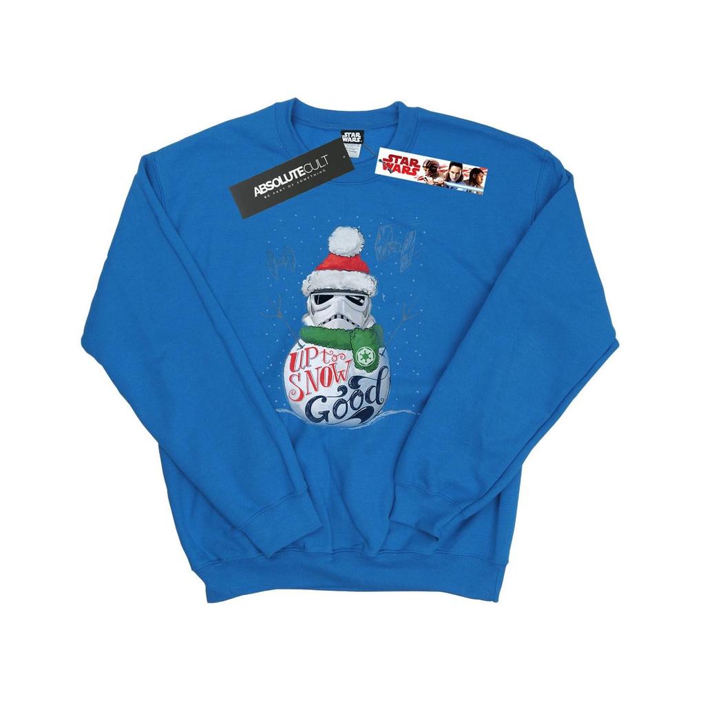 STAR WARS Mens Stormtrooper Up To Snow Good Sweatshirt