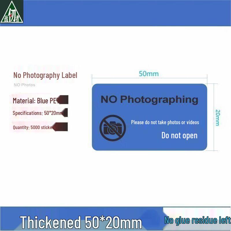 Zhanrenzhe Enhanced Camera Privacy Seal Sticker 50x20mm