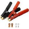 2PCS Battery Jumper Cable Clamps, Heavy Duty Pure Copper Alligator Clips Jumper Cables Boost Clamp, Car Battery Charger Clamps