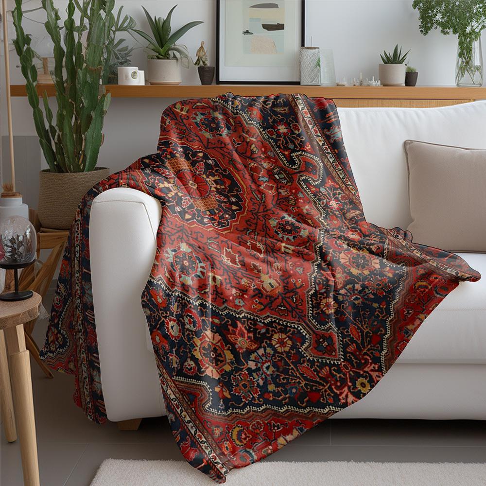 Vintage Persian Style Kilim Rug Traditional Ethnic Area Rug Decorative Throw Blanket Sofa Bed Cover