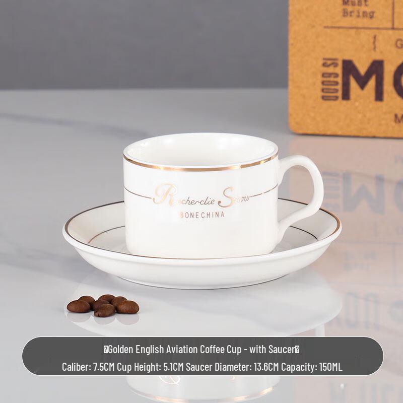 Jingbaodi European Ceramic Coffee & Tea Cup Set