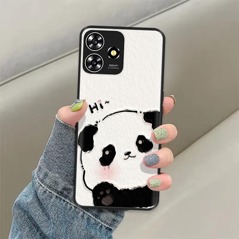 For ZTE Blade A73 4G Phone Case Lovely Silicone Back Cover For ZTE Blade A73 4G A 73 Cases Liquid Silicon Anti Drop Funda Coque
