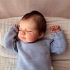 48cm Lifelike Handmade Reborn Baby Doll with Visible Veins and Blood Vessels.