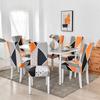 Stretchy Patterned Dining Room Chair Covers Set of 1 ,Washable Dining Chair Covers ,Great Decor for Home Hotel Party Banquet