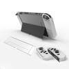 VAORLO Crystal Clear Case Kit for Nintendo Switch Oled Carrying Travel Bag Pouch for Ns Oled Game Console Protection & Screen Protector