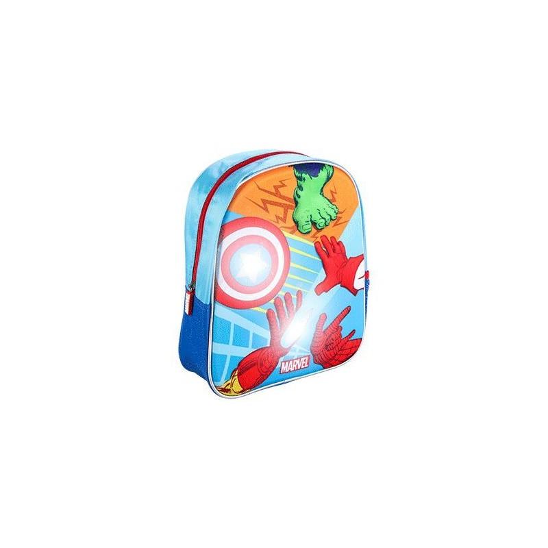 Avengers 31cm 3D Backpack with Light