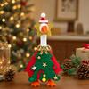 7-Inch Christmas Tree Tabletop Set, Holiday Decoration Accessory, Not Included