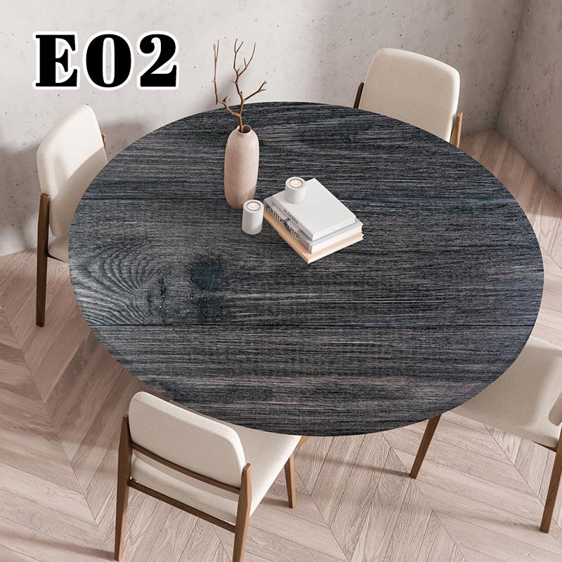 60/90/120Cm Wasserdichte Runde Tischdecke Ölfest Tischschutz Einstellbar Küche Esszimmer Hochzeitsparty Tischdecke Heimdekoration