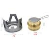 Copper Alloy Portable Mini Ultra Light Spirit Burner Alcohol Stoves Outdoor Camping Hiking Stoves Furnace