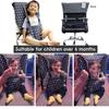 Przenośne krzesełko do karmienia dla dziecka, pas bezpieczeństwa do siedzenia dla malucha, podróżne