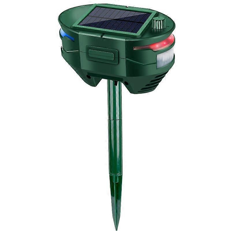 RC-544 Outdoor Solar Ultrasonic Infrared Sensor Animal Repeller