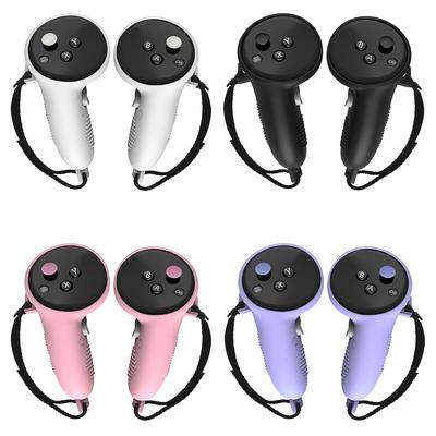 בקר VR Touch מעודכן עבור Quest 3 כיסוי סיליקון כיסוי מגן ידית אביזרים עמידים לזיעה