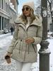 European and American fashion winter down cotton-padded clothes New versatile hooded small man thickened cotton-padded jacket
