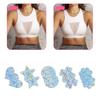 Star Invisible Breast Stickers Heart Shape Nipple Petals Pad Disposable Nipple Patch Beach