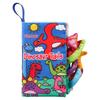 Quiet Book for Toddler Animal Cognitive Fabric Activity Busy Book Montessori Baby Book Toys Cloth Crinkle Books for Babies