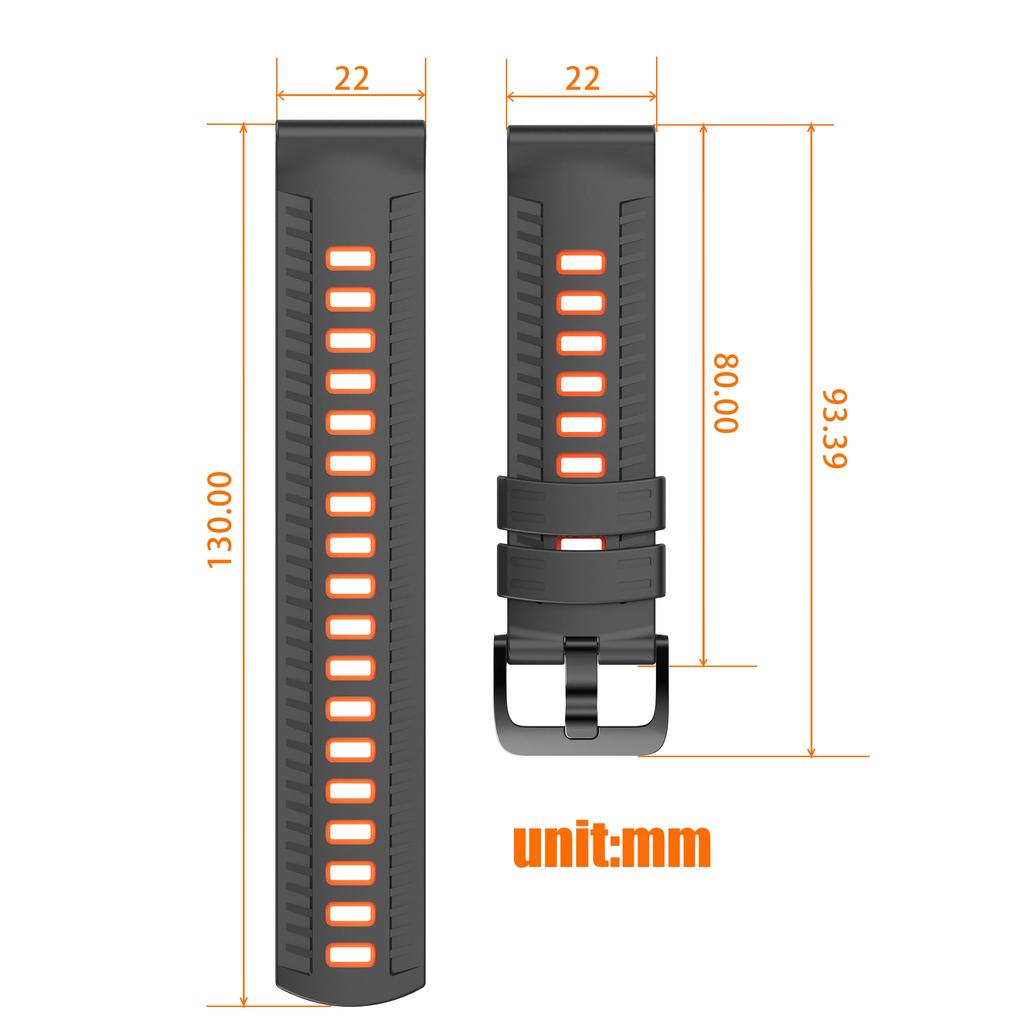 22mm Sport Band for Xiaomi Watch 2 pro/S4/S2 46mm Bracelet Correa for Mi Watch color 2/S3/S1 pro Active Strap Silicone Wristband